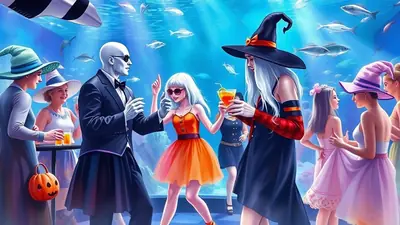 Georgia Aquarium's Sips Under the Sea Halloween Party image