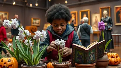 Halloween Hyacinths at Bolling Hall Museum image