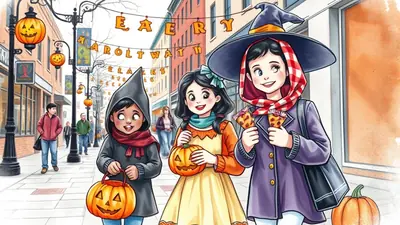 Halloween Festivities in Downtown Delray Beach image