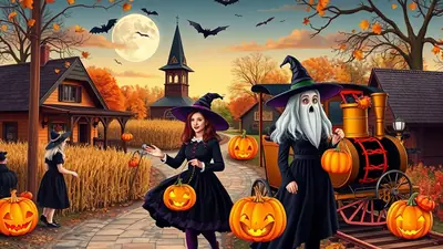 Halloween Ghosts & Goodies at Crossroads Village image
