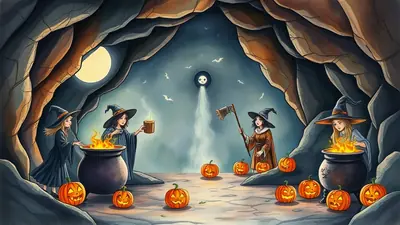 Mother Shipton's Cave Creepy & Kooky Halloween image