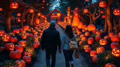 Descanso Gardens Carved Pumpkin Festival image