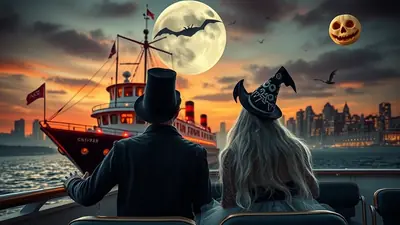 Ghost Ship Halloween Boat Party image