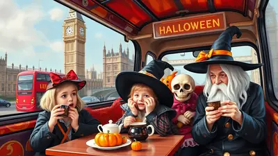 Halloween Afternoon Tea Bus Tour image