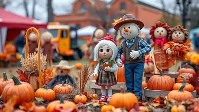 Marietta HarvestFest and Scarecrows In The Square image