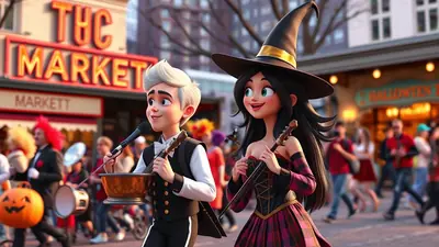 Washington Market Park Halloween Parade & Concert image