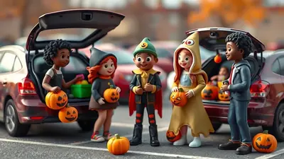 Haunted Hall: Trunk or Treat image