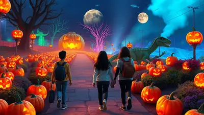 Roba Family Farms Glowing Pumpkin Trail image