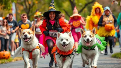 Howl-O-Ween 3K-9 Family Run image