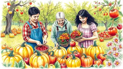 Knapton's Raspberries, Pumpkins & Orchard image