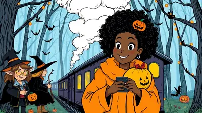 Audley End Miniature Railway Halloween Express image
