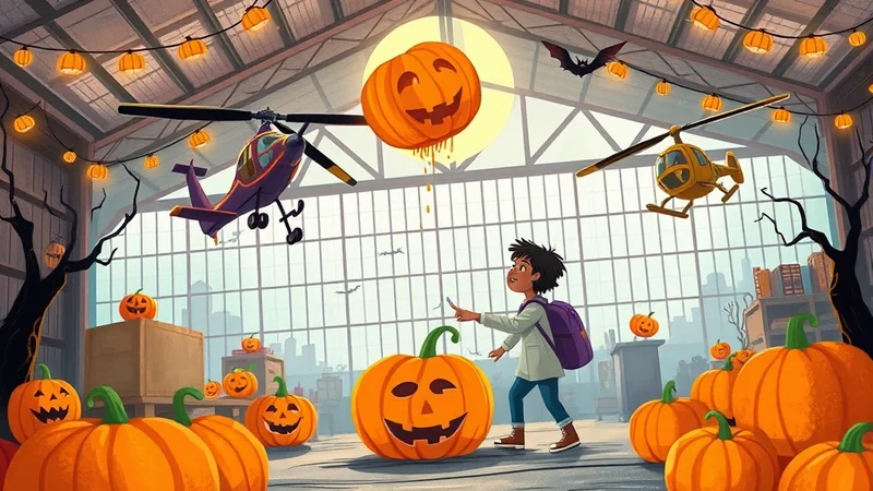 Halloween event image for Haunted Hangar - family-friendly and fall festival activities themed