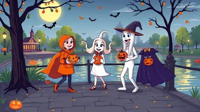 Riverwalk Trick or Treat image