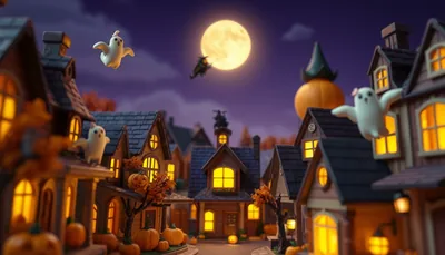 Illustration of a generic other scene (Spooky Skeleton *Public Event*)