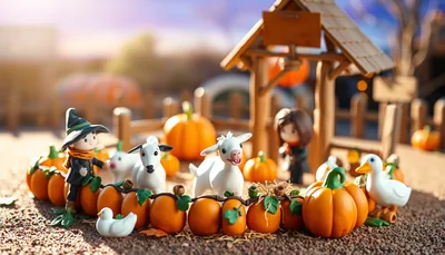 Old Time Christmas Tree Farm Pumpkin Patch image