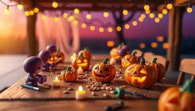 CenterWell Richardson Pumpkin Painting Halloween Party image